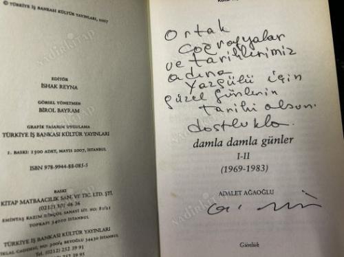 DAMLA DAMLA GÜNLER 1-2-3- 1983-1996 İMZALI
