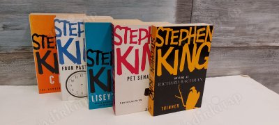 STEPHEN KING- CELL - FOUR PAST MIDNIGHT- LISEY' S STORY - WRITING AS RICHARD BACHMAN- PET SEMATARY 5 CİLT TAKIM