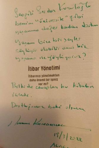 İTİBAR YÖNETİMİ / İTİBARINIZI YÖNETMEKTEN DAHA İYİ BİR İŞİNİZ Mİ VAR? / İMZALI
