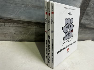 Çirkin Ördek Yavrusu - ŞEHİR FARESİ İLE TARLA FARESİ - KIRMIZI BAŞLIKLI KIZ 3 CİLT TAKIM Andersen Ödüllü Yazar Attilio Cassinelli