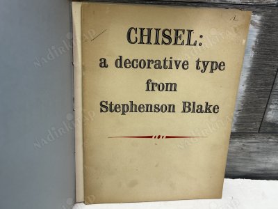 Tea-Chest A Stencil Type