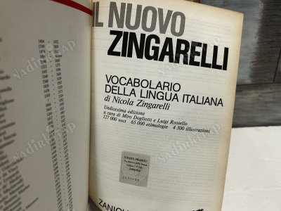 il Nuovo ZINGARELLI minöre .. VOCABOLARIO DELLA LINGUA ITALIANA