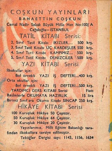 1970's Coşkun Amca Yayınları – Cimcime Müzikçi - Cimcime Müzik Öğretmeni