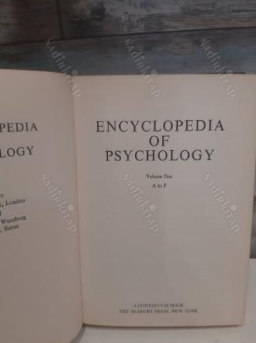 ENCYCLOPEDIA OF PSYCHOLOGY VOLUME ONE A TO F