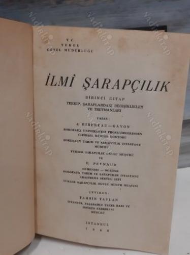 İLMİ ŞARAPÇILIK (ÜÇ KİTAP TEK CİLTTE)