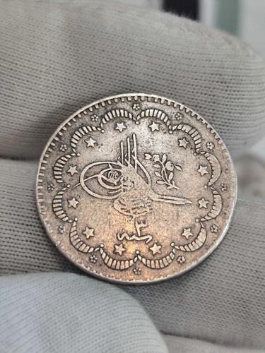 Sultan Abdülhamit 1293/3 Gümüş 5 Kuruş Nadir RR