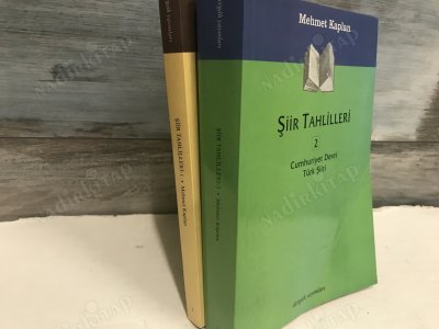 ŞİİR TAHLİLLERİ ( 2 CİLT TAKIM ) TANZİMAT'TAN CUMHURİYET'E - CUMHURİYET DEVRİ TÜRK ŞİİRİ