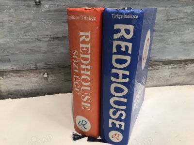 İngilizce-Türkçe / Türkçe-İngilizce Redhouse Sözlüğü (Kırmızı ve Mavi Büyük) 2 cilt Takım