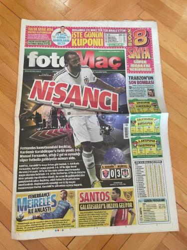 FOTOMAÇ GAZETESİ - 2 EYLÜL 2012 - NİŞANCI - MEİRELES FENERBAHÇE'DE - SANTOS GALATASARAY'A İMZAYA GELİYOR - YOLUN BAŞINDAYIZ - ÇETE'NİN REİSİ BENİM - ROTA DRENTHE - KAYSERİ TATSIZ - ARENA'DA ZOR AV - FATİH TERİM - SAMET AYBABA - FERNANDES - UĞUR BORAL - ŞENOL GÜNEŞ - AYKUT KOCAMAN - ÜNAL AYSAL - FİKRET ORMAN - MEİRELES - CRISTIAN BARONI - DİRK KUYT - VOLKAN DEMİREL - MILAN BAROS - ALBERT RIERA - ANDRE SANTOS - UJFALUSI - SNEIJDER - MARC JANKO - EMERSON - SERDAR KURTULUŞ - MERT AYDIN - TURGAY DEMİR - GÖKHAN DİNÇ - TALAT ASAL - BÜLENT DERİS - LOIC REMY - KENAN ERGÜN - EFE UYSAL - CURTIS JERRELS - ŞENOL GÜNEŞ - ONUR KIVRAK - SOL BAMBA - CZEK - COLMAN - VİTTEK - MEHMET SEDEF - ERKAN ZENGİN - KAMARA - HECTOR CUPER - SERTAN VARDAR - FATİH TERİM - DANY - AMRABAT - GARETH BALE - DEMBELE - DEMPSEY - SIGURDSSON - ALEX FERGUSON - JOSE MOURINHO - MARIA SHARAPOVA - SASHA VUJACIC