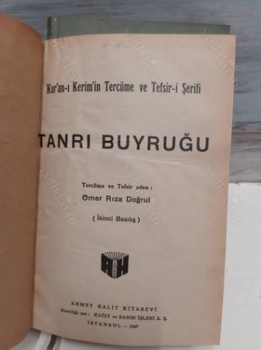 Tanrı Buyruğu - 2 CİLT TAKIM