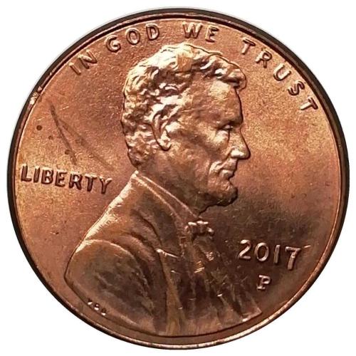 ABD 2017 Yılı 1 Cent (Union Shield) ÇİL (+)