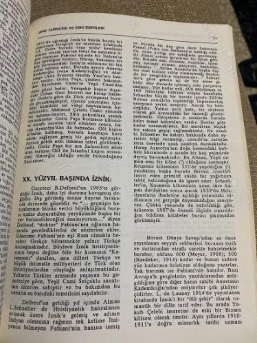 İZNİK TARİHÇESİ VE ESKİ ESERLERİ - THE HISTORY AND THE MONUMENTS