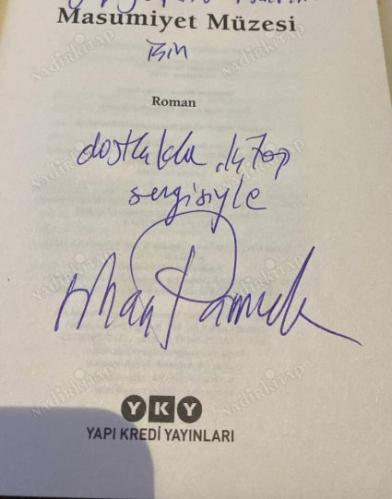 Masumiyet Müzesi-İMZALI İTHAFLI -