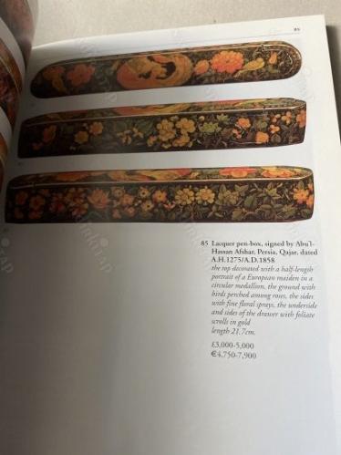 Islamic and Indian works of art. London 18 October 2001. Sale 9219. [Müzayede kataloğu]