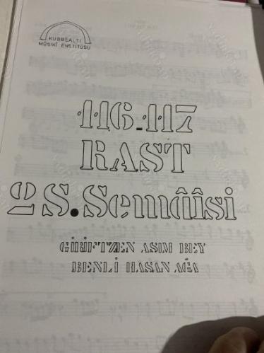 TÜRK MUSİKİSİ KLASİKLERİ / SAZ ESERLERİ 1