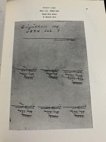 Arşiv Belgelerinde SİYAKAT YAZISI ÖZELLİKLERİ ve DİVAN RAKAMLARI 2. bs.