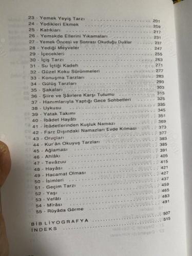 Peygamberimiz'in Şemali
