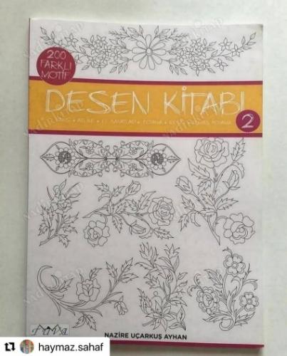 Desen kitabı 500 ve 200 farklı motif