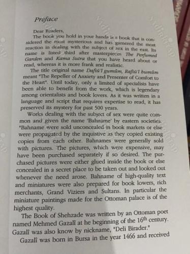Book of ShehzadeDafiü'l Gumum Rafiü'l Humum-Osmanlı seks yaşamı -