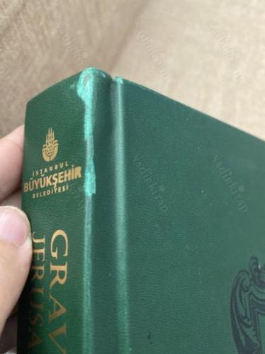 Gravürlerle Kudüs Jerusalem İn Engravings Deri ciltli
