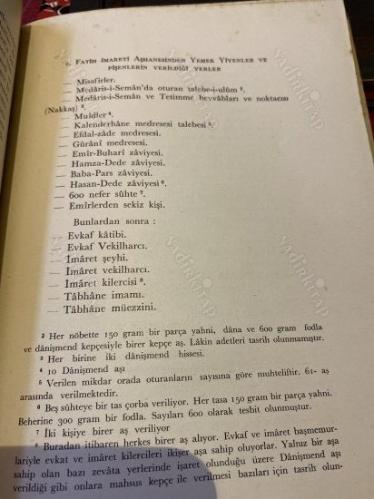Fâtih Aşhânesi Tevzî'nâmesi