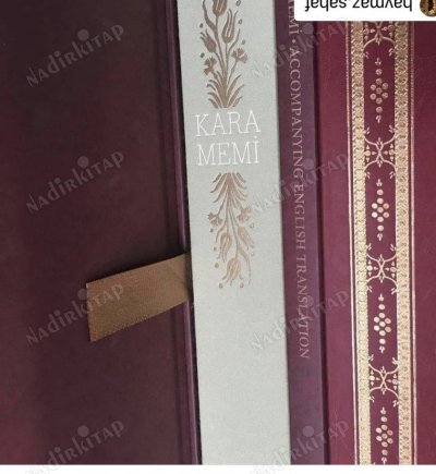Kara Memi + Kara Memi accompanying English translation + Muhibbi divanı - Tıpkıbasım. 3 cilt takım