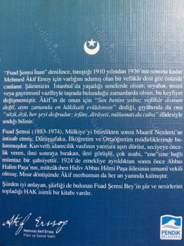 Mehmet Akif Ersoy'un dost çevresi Fuad Şemsi İnan