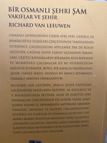 BİR OSMANLI ŞEHRİ ŞAM VAKIF VE ŞEHİR