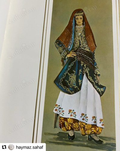 YÖRESEL TÜRK KADIN KIYAFETLERİ(KIZ TEKNİK YUKSEK OGRETMEN OKULU 60. YİL ARMAGANİ) 1973