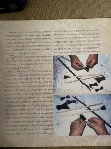 YAPIM YÖNTEMLERİYLE EBRU SANATI - İMZALI