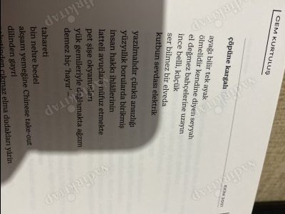 17. İstanbul Bienali - Şiir Hattı