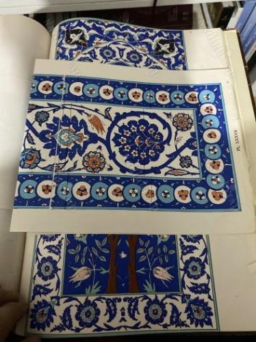 TURKISH CERAMICS (75 PLATES 144 DRAWINGS) -85 COLURED-
