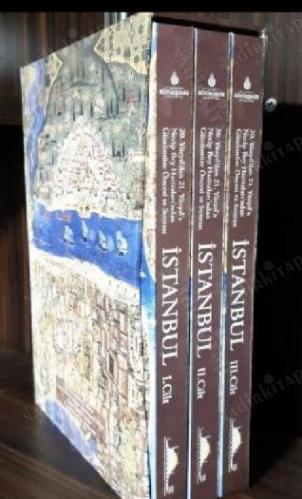 20. Yüzyıl'dan 21. Yüzyıl'a Necip Bey Haritaları'ndan Günümüze Öncesi ve Sonrası İSTANBUL 3 Cilt Takım -Kutulu-