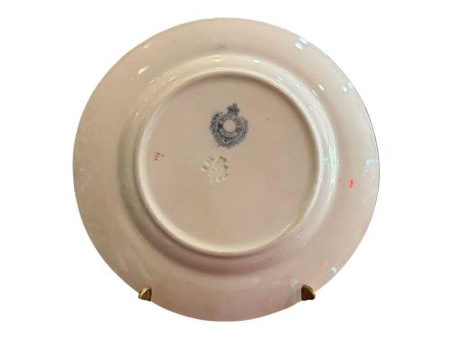 bottle japon porselen el boyama dekor tabağı 23,5 cm çapında