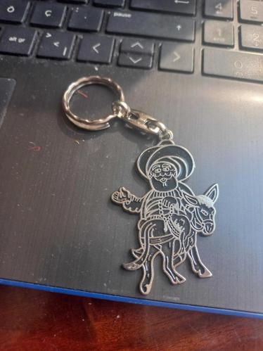 Nasrettin Hoca - metal  Anahtarlık