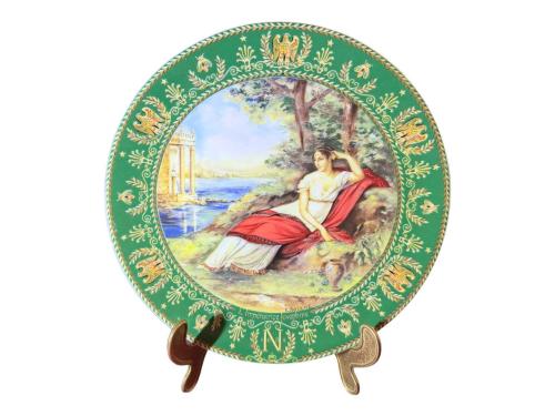 limoges d arceau porselen el boyama duvar tabağı 21,5 cm çapında - 8867