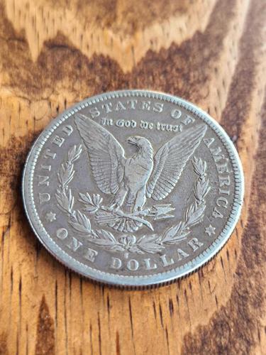 LOT.15 » Amerika (Morgan Doları) 1881 Tarihli Orjinal Gümüş 'S' Darphane İşaretli