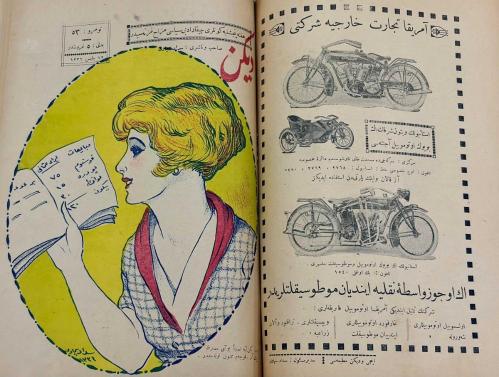 Sedat Simavi Şaheseri Diken Mizah Mecmuası 25 Sayı (1920 Yılı) Bol Reklamlı