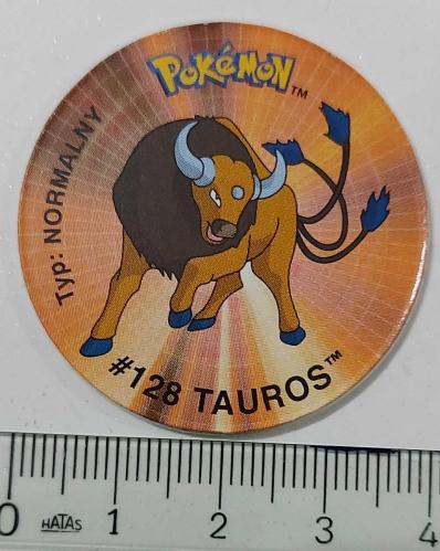 LAYS POKEMON İSPANYA 128 TAUROS TYP:NORMALY ORİJİNAL ÇİL S4K1L3 ÇOK NADİR