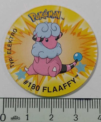 LAYS POKEMON İSPANYA 180 FLAAFFY TYP:ELEKTRO ORİJİNAL ÇİL 2F1LLL2 ÇOK NADİR