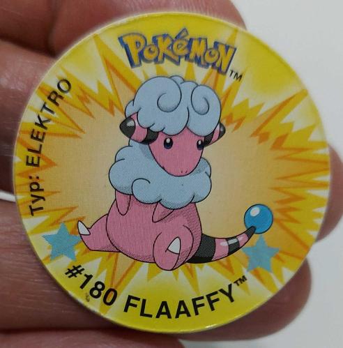 LAYS POKEMON İSPANYA 180 FLAAFFY TYP:ELEKTRO ORİJİNAL ÇİL 2F1LLL2 ÇOK NADİR
