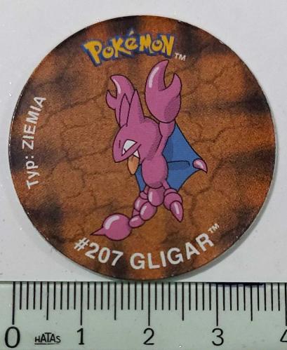 LAYS POKEMON İSPANYA 207 GLIGAR TYP:ZIEMIA ORİJİNAL ÇİL G2L3N1 ÇOK NADİR