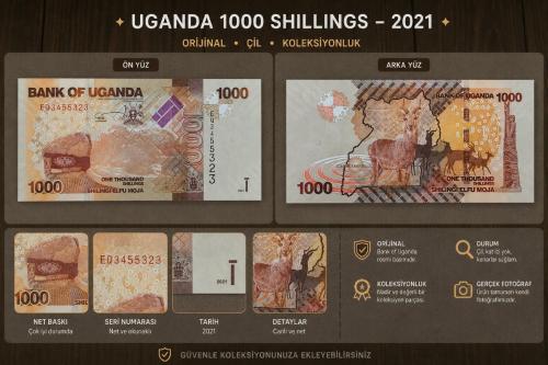 Uganda 1000 Shilling 2021 ÇİL
