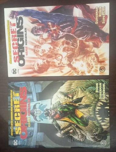 Dc Secret Origins / Gizli Kökenler 1 (Superman, Robin, Supergirl)