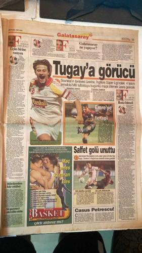 FANATİK SPOR GAZETESİ - TURKISH NEWSPAPER - DOĞUM GÜNÜ HEDİYESİ  - EKSİKSİZ TAM TAKIM GAZETE - 28 EYLÜL 1999 - SAYI:1409 - FENERBAHÇE - GAZİANTEPSPOR - MTK BUDAPEŞTE - OGÜN - PREKO - SAFFET - MURAT YAKIN - RIDVAN DİLMEN - CEMİL TURAN - RÜŞTÜ - SERGEN - DIMAS - BOLİÇ - OULARE - MOLDOVAN - TAYFUN - FARUK - GALATASARAY - CHELSEA - HAGİ - HAKAN ÜNSAL - PETRESCU - POYET - DESCHAMPS - WISE - DESAILLY - TERİM - VIALI - ERICH RIBBECK - SEPP PIONTEK - BU VATAN - GERÇEK SPOR GAZETESİ - FANATIK - HEPİMİZİN - FENERBAHÇE’DE OGÜN ŞOKU - BİR İYİ BİR KÖTÜ - MURAT BİLMECESİ - FENER’E YEŞİL IŞIK - TARAFTARA DAVET - DIMAS’IN SON GÜNLERİ - BİLETTE YİNE FİYASKO - KANARYA’YA ALMAN HAKEM - MTK’Yİ RAHAT ELERİZ - 4 PUAN YİTİRDİK - MOLDOVAN İYİYDİ - PANİĞE KAPILDIK - BOLİÇ: KURBAN GİBİYİM - FENERBAHÇE KOLLARI SIVADI - TAYFUN İÇİN FARK ETMİYOR - FARUK 1,5 AY SONRA İDMANDA - GALATASARAY - CHELSEA (MAÇ ÖNCESİ) - FENERBAHÇE - GAZİANTEPSPOR - 0-0