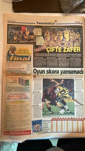 FANATİK SPOR GAZETESİ - TURKISH NEWSPAPER - DOĞUM GÜNÜ HEDİYESİ  - EKSİKSİZ TAM TAKIM GAZETE - 28 EYLÜL 1999 - SAYI:1409 - FENERBAHÇE - GAZİANTEPSPOR - MTK BUDAPEŞTE - OGÜN - PREKO - SAFFET - MURAT YAKIN - RIDVAN DİLMEN - CEMİL TURAN - RÜŞTÜ - SERGEN - DIMAS - BOLİÇ - OULARE - MOLDOVAN - TAYFUN - FARUK - GALATASARAY - CHELSEA - HAGİ - HAKAN ÜNSAL - PETRESCU - POYET - DESCHAMPS - WISE - DESAILLY - TERİM - VIALI - ERICH RIBBECK - SEPP PIONTEK - BU VATAN - GERÇEK SPOR GAZETESİ - FANATIK - HEPİMİZİN - FENERBAHÇE’DE OGÜN ŞOKU - BİR İYİ BİR KÖTÜ - MURAT BİLMECESİ - FENER’E YEŞİL IŞIK - TARAFTARA DAVET - DIMAS’IN SON GÜNLERİ - BİLETTE YİNE FİYASKO - KANARYA’YA ALMAN HAKEM - MTK’Yİ RAHAT ELERİZ - 4 PUAN YİTİRDİK - MOLDOVAN İYİYDİ - PANİĞE KAPILDIK - BOLİÇ: KURBAN GİBİYİM - FENERBAHÇE KOLLARI SIVADI - TAYFUN İÇİN FARK ETMİYOR - FARUK 1,5 AY SONRA İDMANDA - GALATASARAY - CHELSEA (MAÇ ÖNCESİ) - FENERBAHÇE - GAZİANTEPSPOR - 0-0