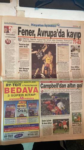 FANATİK SPOR GAZETESİ - TURKISH NEWSPAPER - DOĞUM GÜNÜ HEDİYESİ  - EKSİKSİZ TAM TAKIM GAZETE - 29 EYLÜL 1999 - SAYI:1410 - GALATASARAY - CHELSEA - HERTHA BERLIN - MILAN - TAFFAREL - HAGİ - HAKAN ÜNSAL - ARİF - LEBOEUF - PETRESCU - DESCHAMPS - WISE - DESAILLY - OGÜN - OULARE - PREKO - MOLDOVAN - BOLİÇ - MURAT YAKIN - RIDVAN DİLMEN - RÜŞTÜ - CEMİL TURAN - ALİ YILDIRIM - NECİL ÜLGEN - MEHMET Y. YILMAZ - COŞKUN ÖZARI - İSMET TONGO - OSMAN TANBURACI - OĞUZ DİZER - VEDAT DANACI - YUSUF DURSUN - BU VATAN - GERÇEK SPOR GAZETESİ - FANATIK - HEPİMİZİN - TAFFAREL’İN İHANETİ - YAZIK OLDU - DUAM KABUL OLMADI - TALİHİN BÖYLESİ - KADERİMSE GÜLERİM - GALATASARAY YENİLGİYİ HAKETMEDİ - İNGİLİZLER’İN ÇİRKİN TEZGAHI - MILAN-HERTHA 1-1 - OGÜN’DEN SONRA OULARE DE SAKAT - TAYFUR: KARTAL BRIEGEL’LE GÜZEL - FENER’E İKİNCİ DARBE - BİZE GÜVENİN - ZAFFER BİZİM OLACAK - MR’I ÇEKİLDİ - MORALİ BOZUK - SAKATLIKTAN KURTULAMIYOR - OYNAMASI İMKANSIZ - PREKO’NUN AZ DA OLSA UMUDU VAR - GOLCÜLER HAZIR - ÖZÜR DİLEYEN MURAT