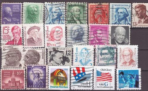 Amerika Damgalı Pul Lotu - DP992