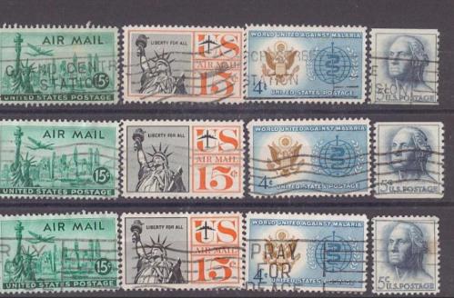 Amerika Damgalı Pul Lotu --YL502