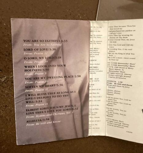 songs to the savior  kaset   (kasetçalarda denenmiştir/dinlenmiştir)  maranatha singers